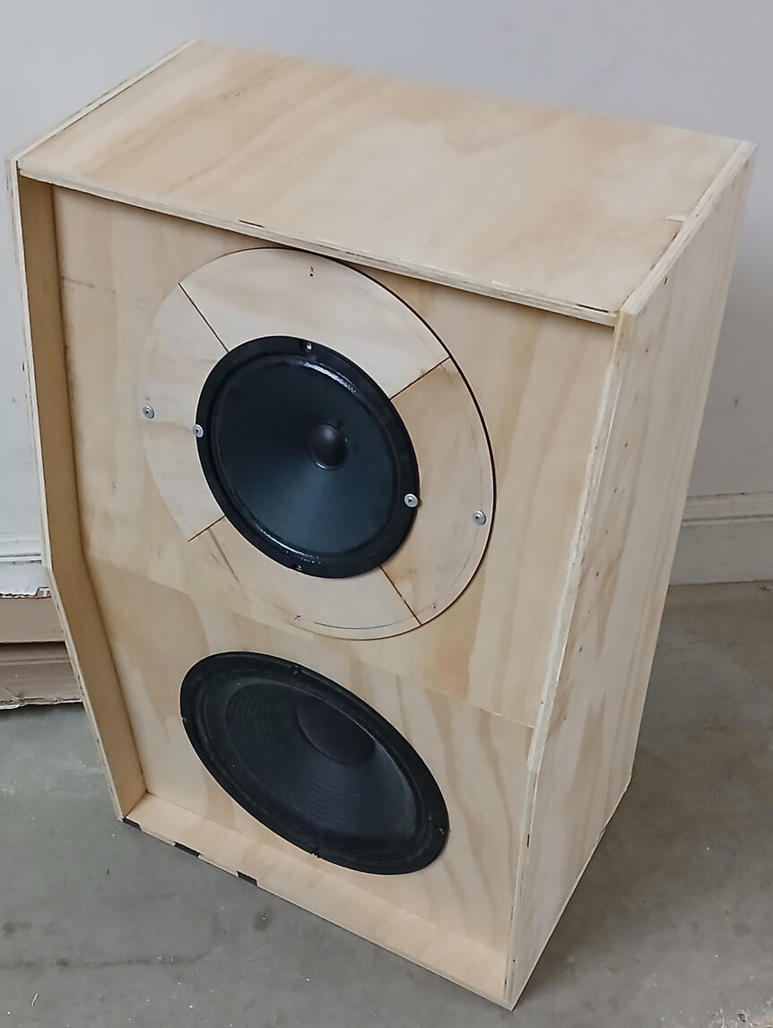 Current Progress on Custom Speaker Cabinet